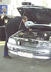 PKW-Reparatur